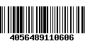 Código de Barras 4056489110606