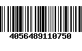 Código de Barras 4056489110750