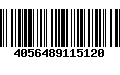 Código de Barras 4056489115120