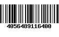 Código de Barras 4056489116400