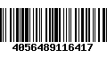 Código de Barras 4056489116417