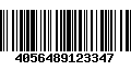 Código de Barras 4056489123347