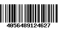 Código de Barras 4056489124627