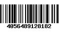 Código de Barras 4056489128182