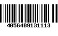 Código de Barras 4056489131113