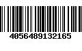 Código de Barras 4056489132165