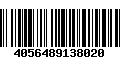 Código de Barras 4056489138020