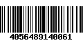 Código de Barras 4056489140061