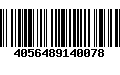 Código de Barras 4056489140078