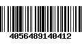 Código de Barras 4056489140412