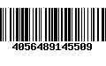 Código de Barras 4056489145509