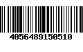 Código de Barras 4056489150510