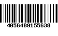 Código de Barras 4056489155638