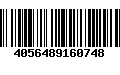 Código de Barras 4056489160748