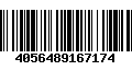 Código de Barras 4056489167174