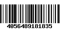 Código de Barras 4056489181835