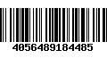 Código de Barras 4056489184485