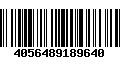 Código de Barras 4056489189640