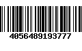 Código de Barras 4056489193777