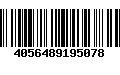 Código de Barras 4056489195078