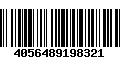 Código de Barras 4056489198321