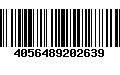 Código de Barras 4056489202639