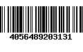 Código de Barras 4056489203131