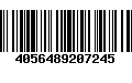 Código de Barras 4056489207245