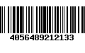 Código de Barras 4056489212133