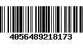 Código de Barras 4056489218173