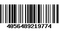 Código de Barras 4056489219774