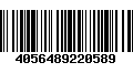 Código de Barras 4056489220589