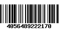 Código de Barras 4056489222170