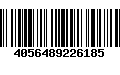 Código de Barras 4056489226185