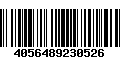 Código de Barras 4056489230526