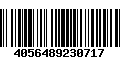 Código de Barras 4056489230717