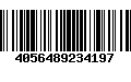 Código de Barras 4056489234197