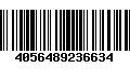 Código de Barras 4056489236634