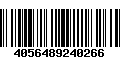 Código de Barras 4056489240266