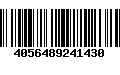 Código de Barras 4056489241430