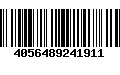 Código de Barras 4056489241911