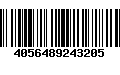 Código de Barras 4056489243205