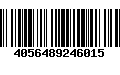 Código de Barras 4056489246015