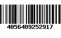 Código de Barras 4056489252917