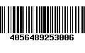 Código de Barras 4056489253006