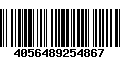 Código de Barras 4056489254867