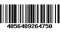 Código de Barras 4056489264750