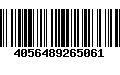 Código de Barras 4056489265061