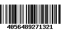 Código de Barras 4056489271321