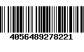 Código de Barras 4056489278221